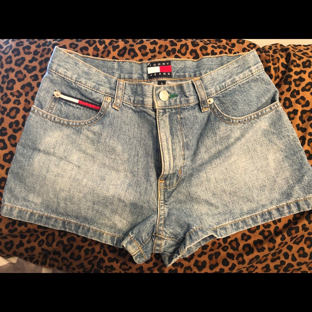 Vintage Tommy Hilfiger denim jean shorts sz 5